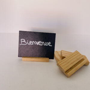 Ref AR2-2 / Ardoise étiquette 7x9.5cm. Lot de 10 pièces