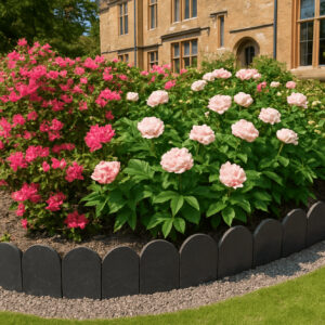 Ref Bord 20-30 / Ardoise de bordure arrondie. Lot de 5 pièces