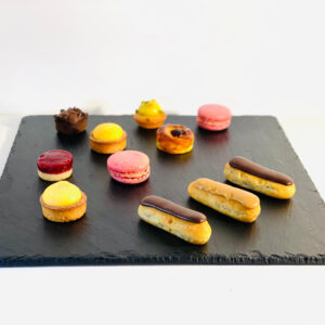 Ref PLAT 1/ Ardoise assiette-plat 30x30cm